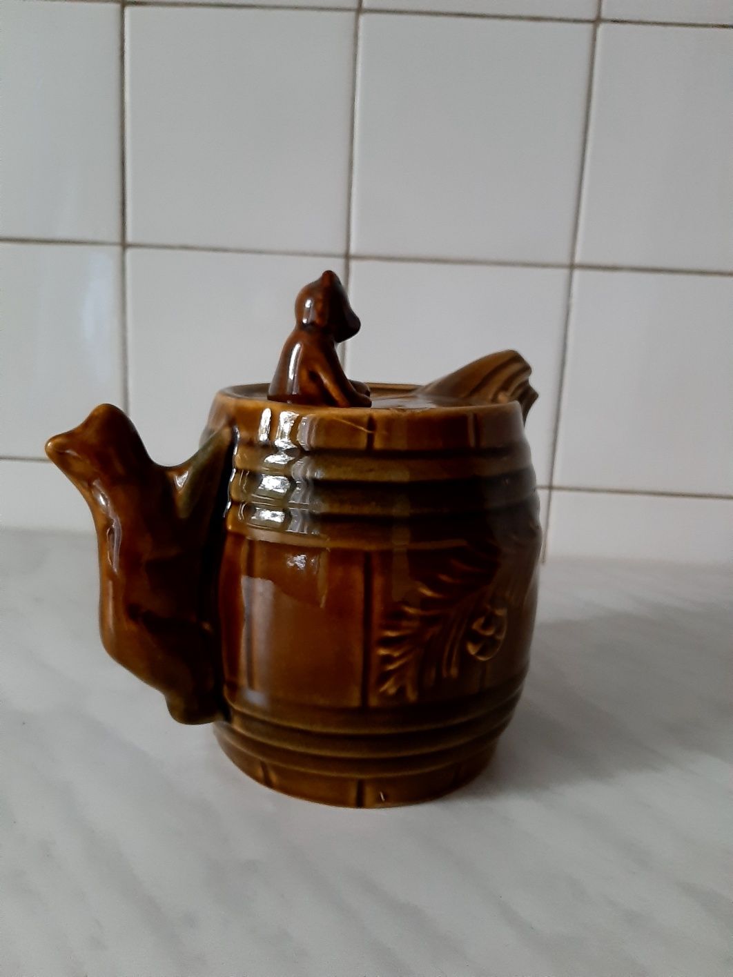 Продам Медовница мишки с бочонок меда Майолика