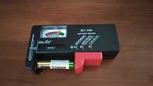 Тестер для батарейок 1.5v АА, ААА, крона 9v