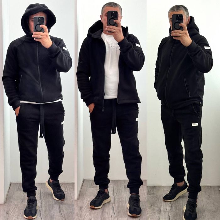 ТЕПЛИЙ‼️ Костюм ФЛІС Полар Чоловічий/Мужской спортивный комплект зима