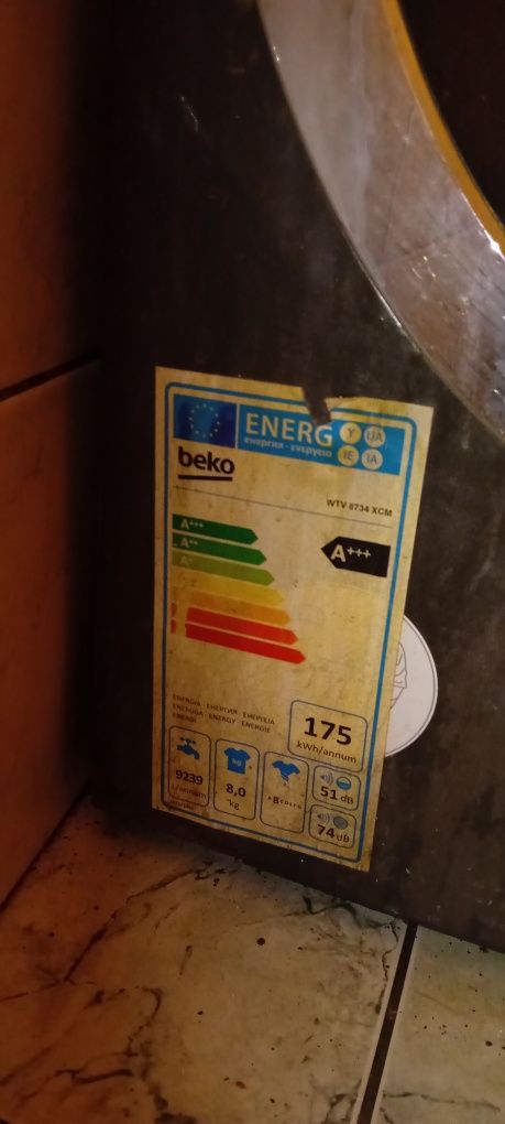 Sprzedam pralkę beko