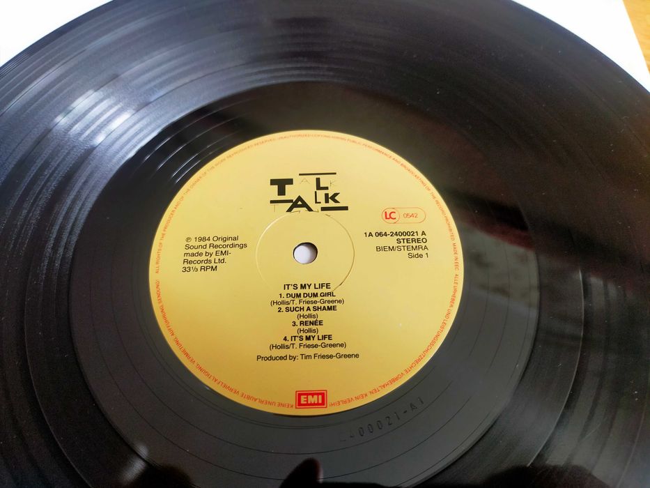 Talk Talk - Its My Life. Winyl 1 press