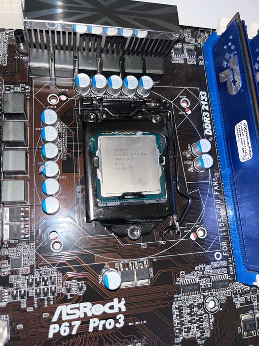 OKAZJA! Zestaw Asrock 67 Pro 3 z procesorem I5 3470 i Ram 8GB DDR3