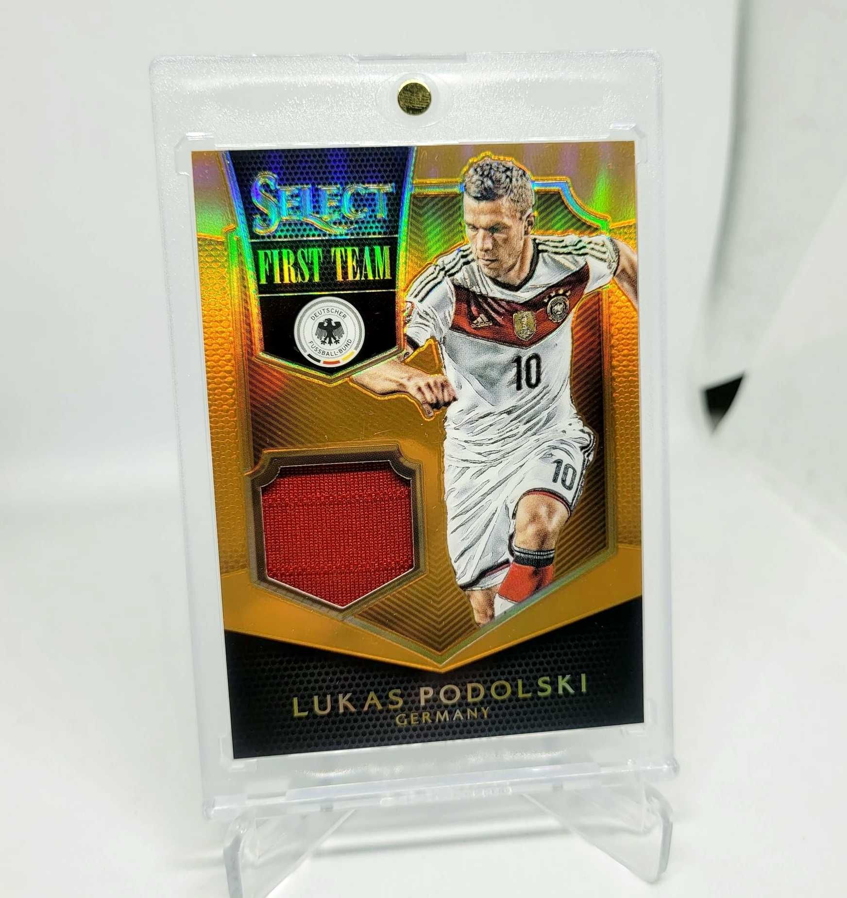 PODOLSKI karta Panini Soccer Select 2015-16 * 48/149 Orange koszulka