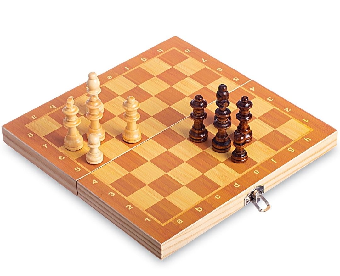 шахматная доска, шахматы новые