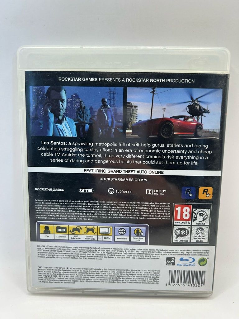 Gta V Komplet Polski W Grze Ps3 nr 9808