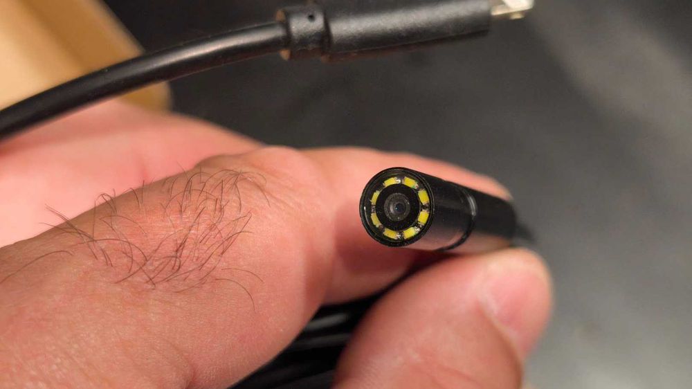 Câmera de inspeção visual endoscópica para iphone