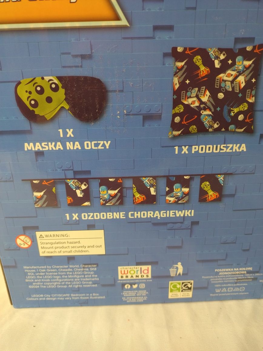 Dziecięca pościel LEGO City zestaw 5 elementów