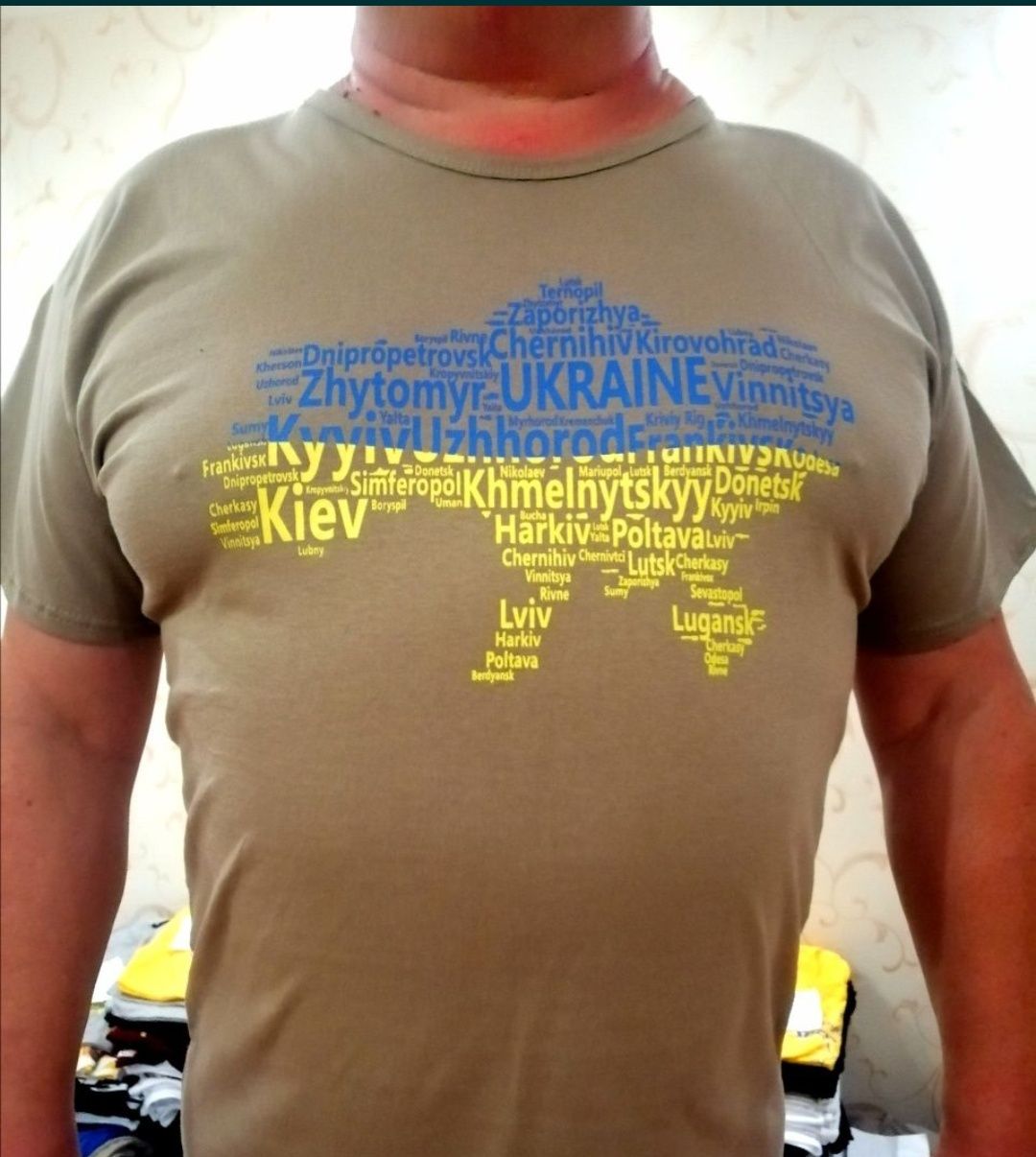 Футболки патріотичні, піксельні, хакі. Ціни від виробника! Опт та розд