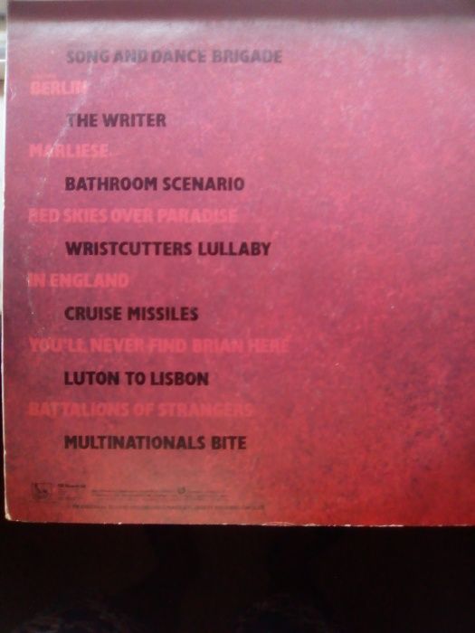 Vinil LP Fisher -Z Red Skies Over Paradise