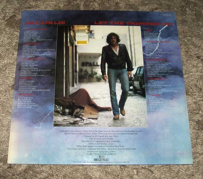 Jim Capaldi – Let The Thunder Cry Lp