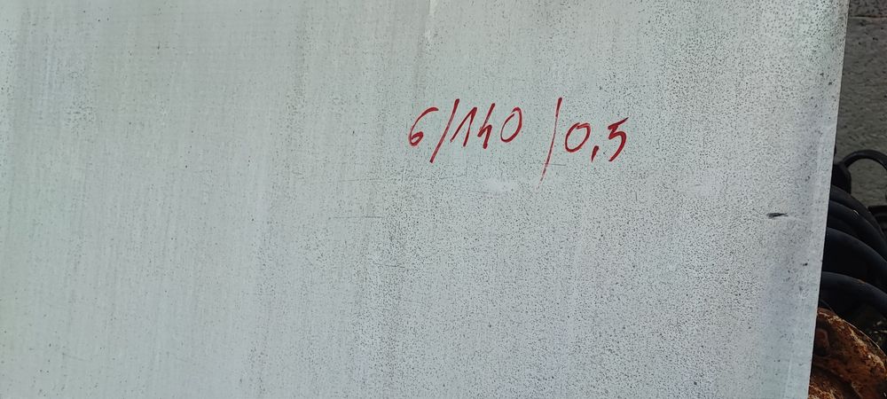 Płyta plansza na reklamę 6 m x 140 grubość 0,5 cm