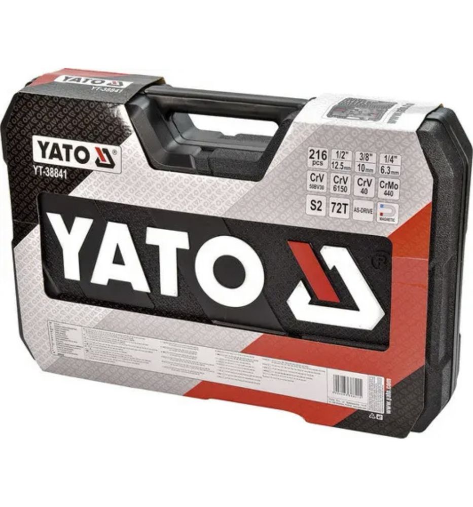 Набір інструментів YATO 216 предметів (YT-38841) Оригінал !