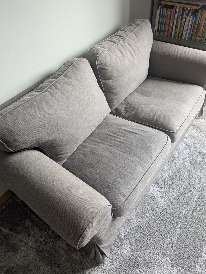 Kanapa Ikea Ektorp dwuosobowa szara
