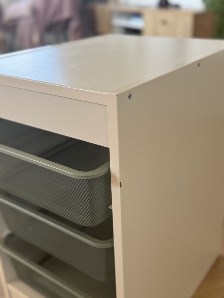Szuflady pod biurko Trofast Ikea stan dobry