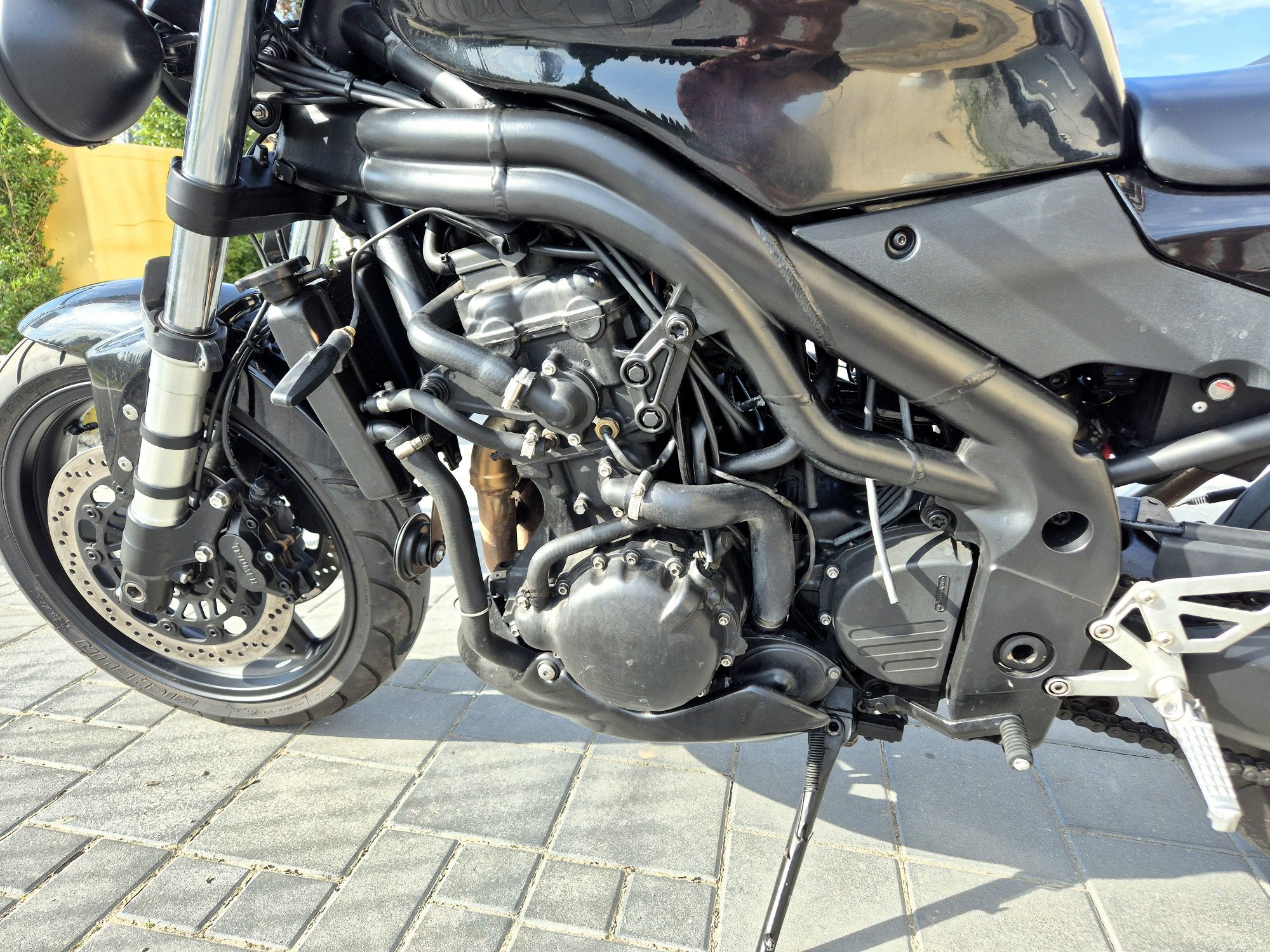 Triumph Speed Triple 955i z 2003 roku, zarejestrowany w Polsce