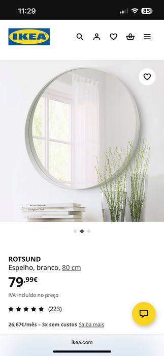 Espelho redondo IKEA