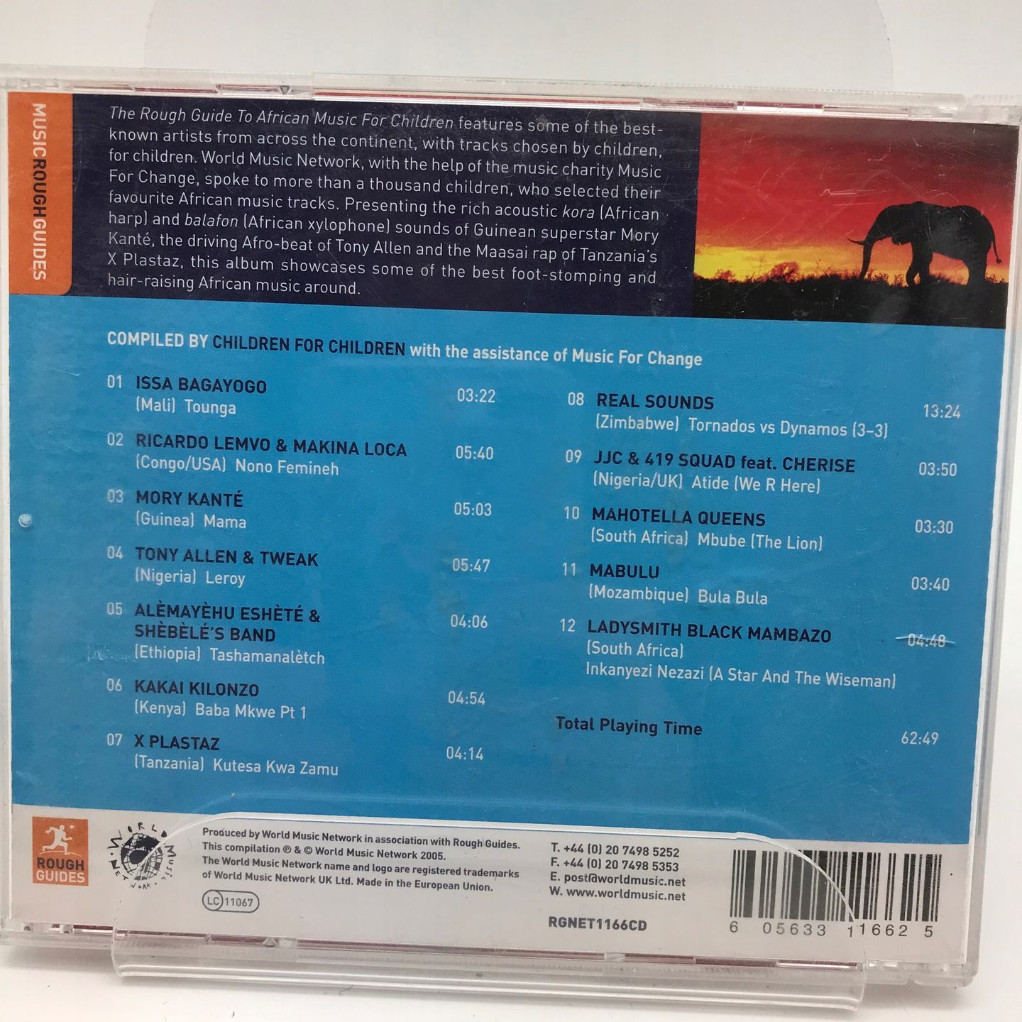 cd - various - the rough guide to african music...