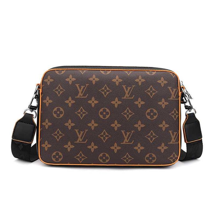 Сумка Мессенджер через плече LV - LOUIS VUITTON - коричнева монограм