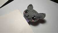 Zakładka do książki kotek z filcu kot uroczy kawaii handmade