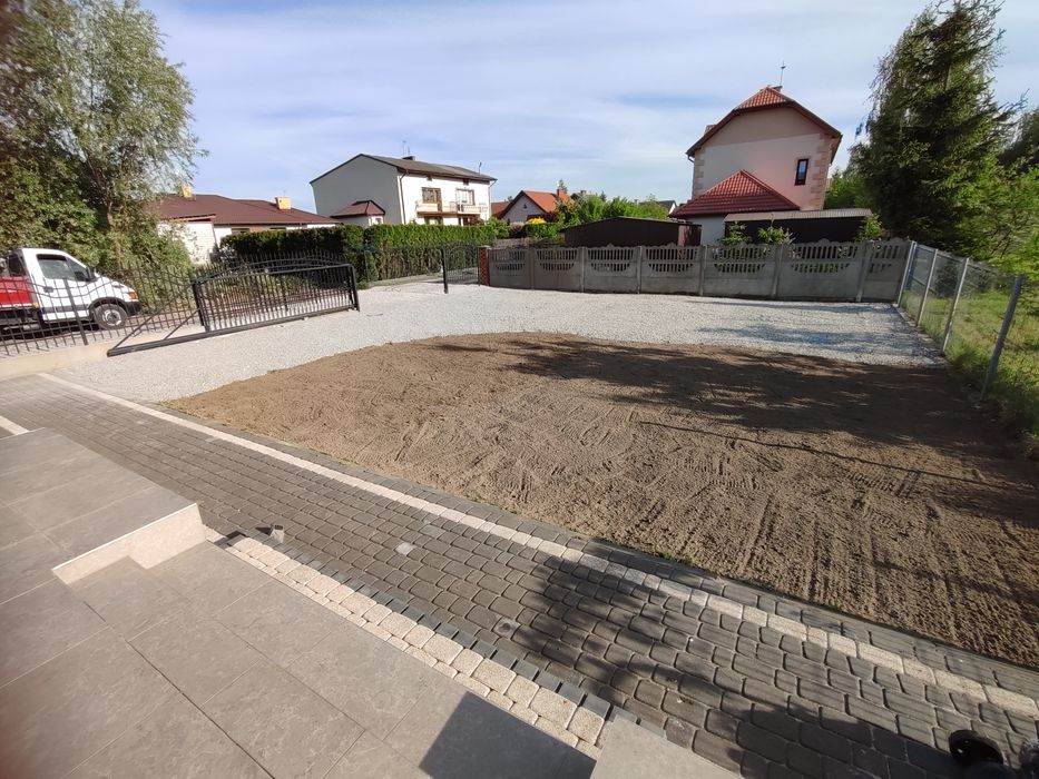 Utwardzenie terenu dróg dojazdowych   gruz szlaka kruszywo mielone