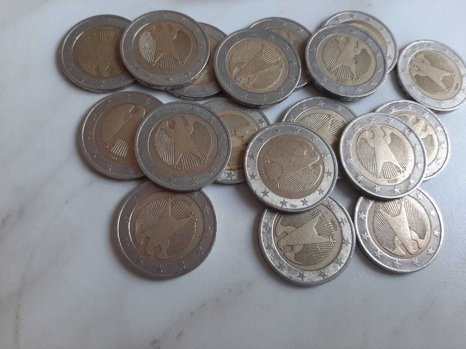 Monety ZWIEDZANIE Europy monety euro