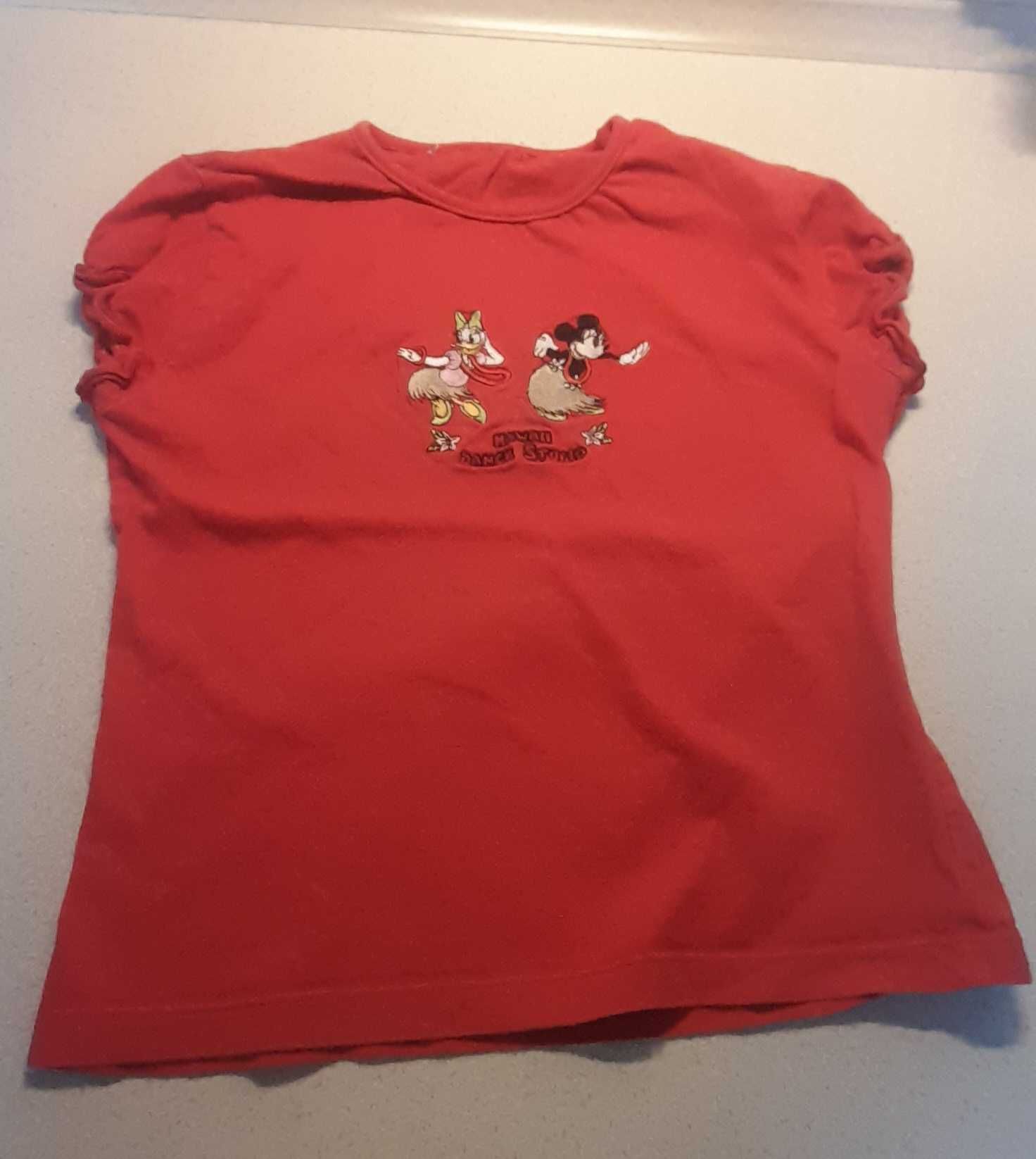 czerwona bluzeczka Minnie  Daisy dziewczynka 116