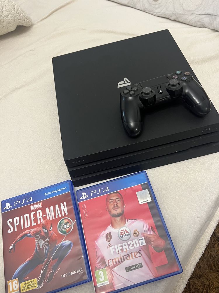 Ps4 pro 1Tb com comado original e