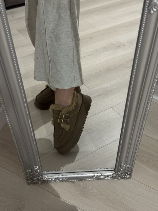 Угги, лофери зимові на платформі