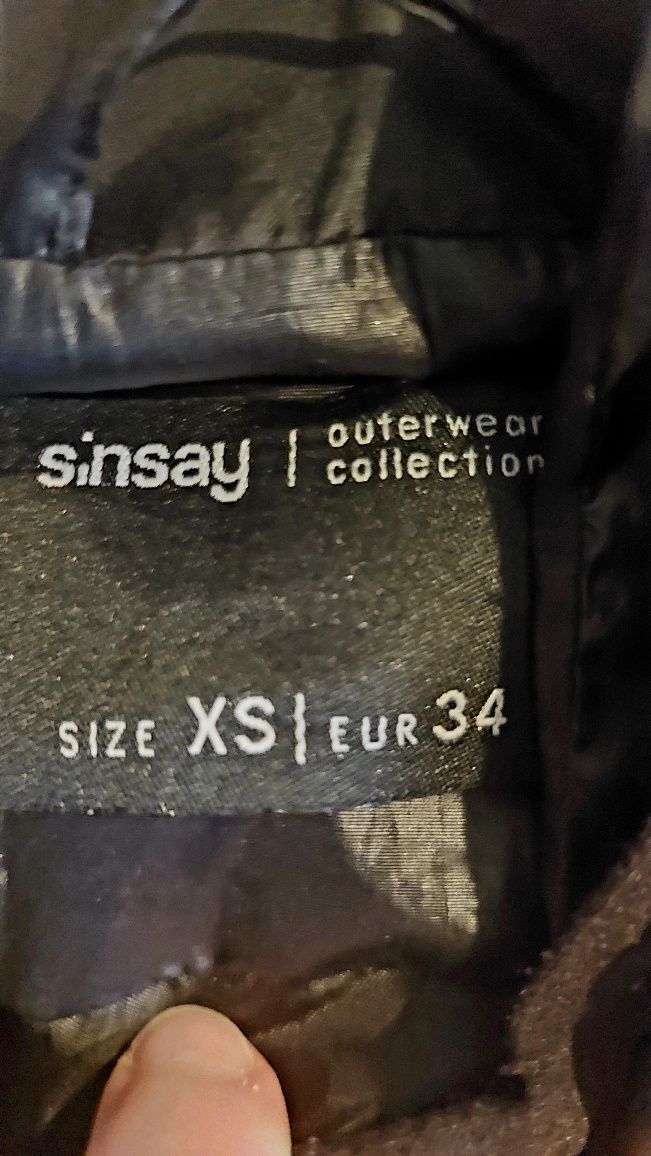 Kurtka puchowa Sinsay XS rozmiar 34