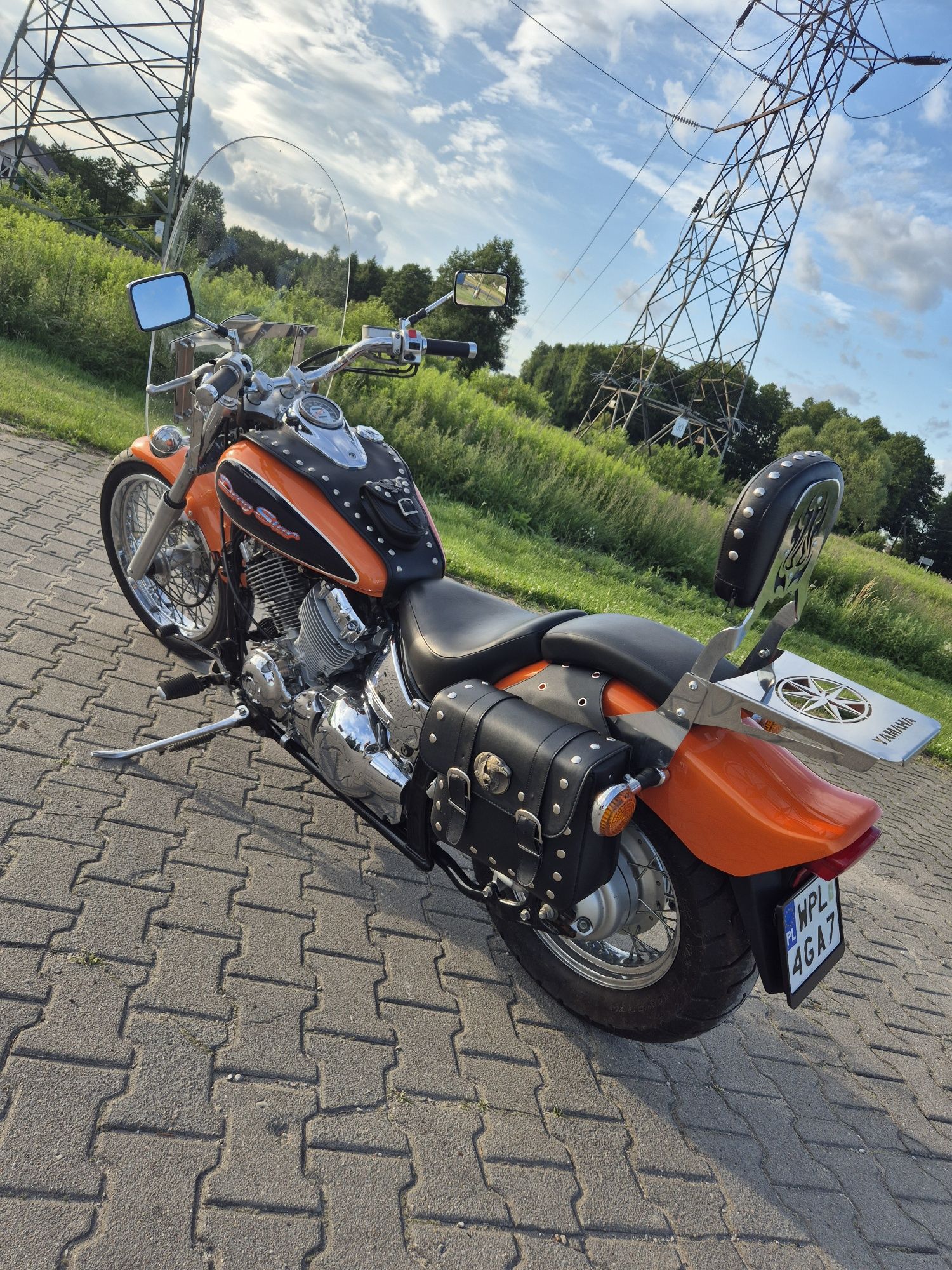 Yamaha Drag Star#xvs 650#ubrana na maxa#bardzo ładna#