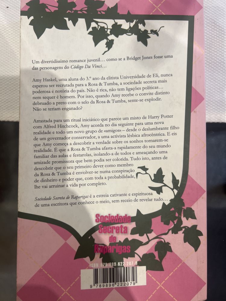 Livro: sociedade secreta de raparigas