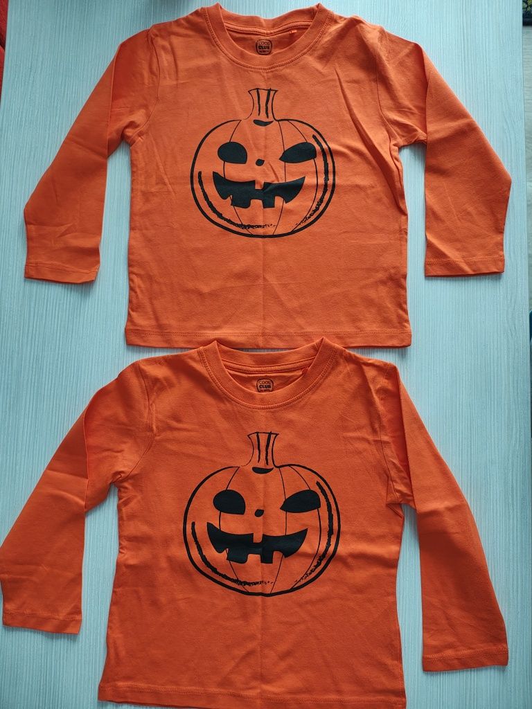 Bluzka Halloween dynia bliźniak dla bliźniąt Smyk Cool club