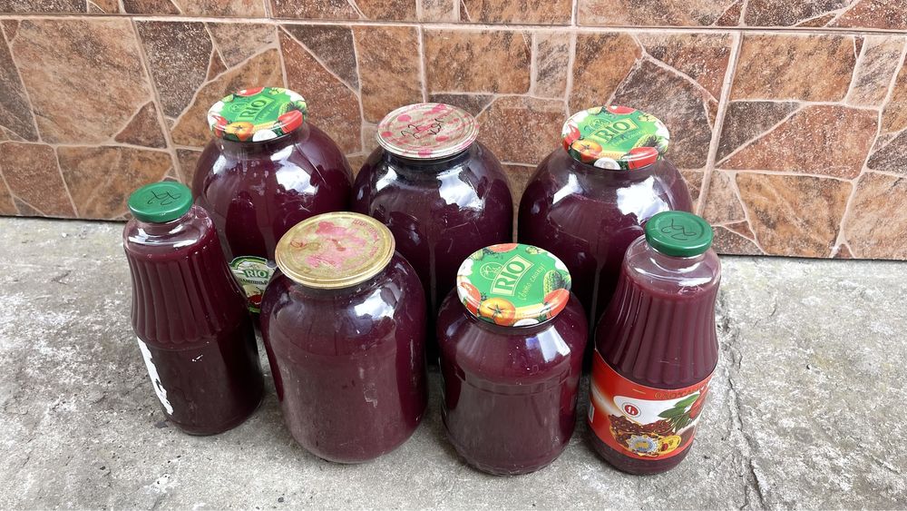 Сік виноградний домашній, натуральний