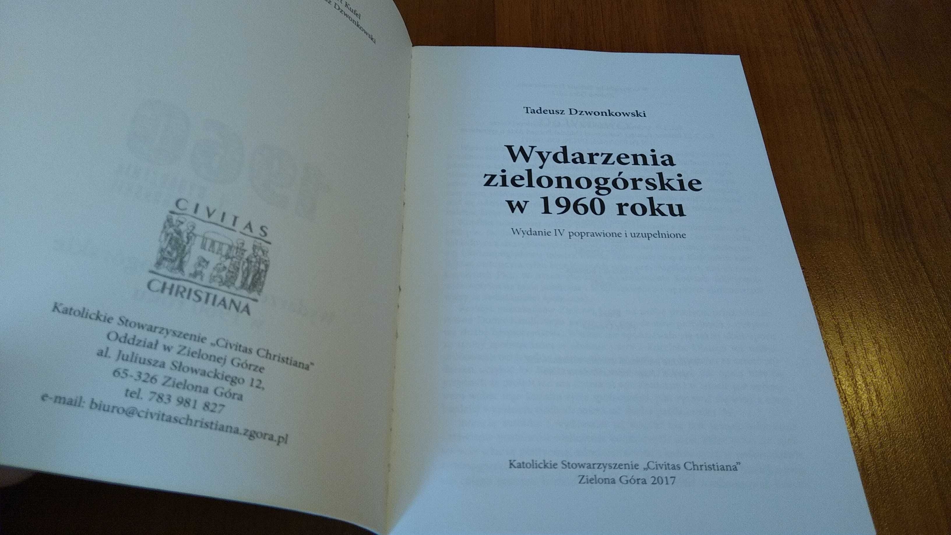 Wydarzenia zielonogórskie w 1960 roku / Tadeusz Dzwonkowski