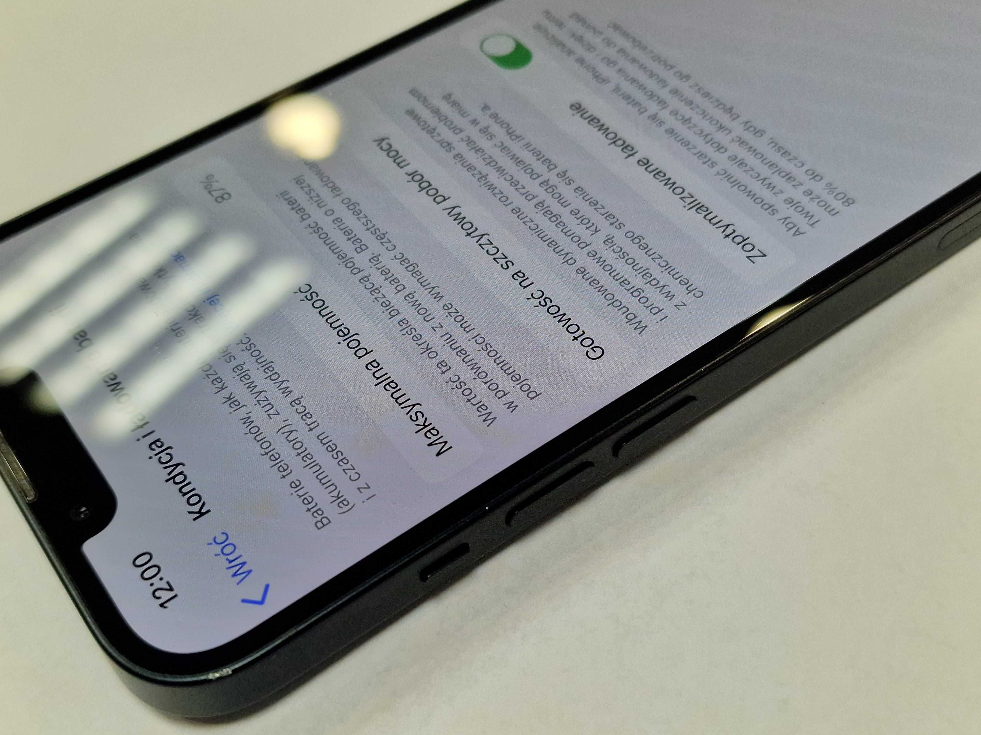 Iphone 13 128GB/ Midnight/ Grade A-/ Bat ~~87%/ Gwarancja + ładowarka
