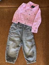 Джинсы и джинсовая рубашка для жевочки 18 м