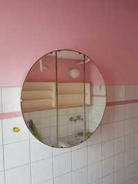 Toaletka lustro okrągłe kosmetyczka szafka ścienna