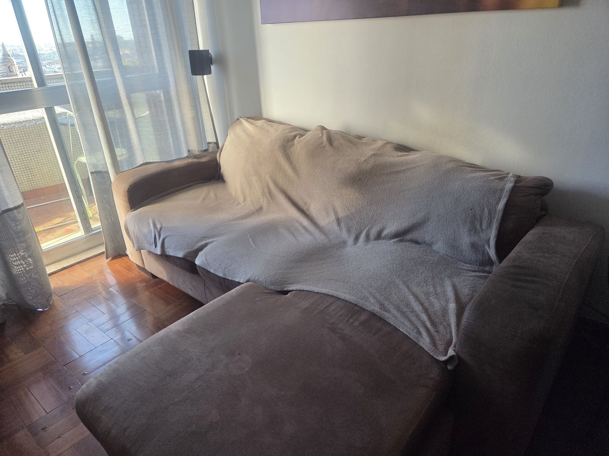 Sofá chaise lounge reversível