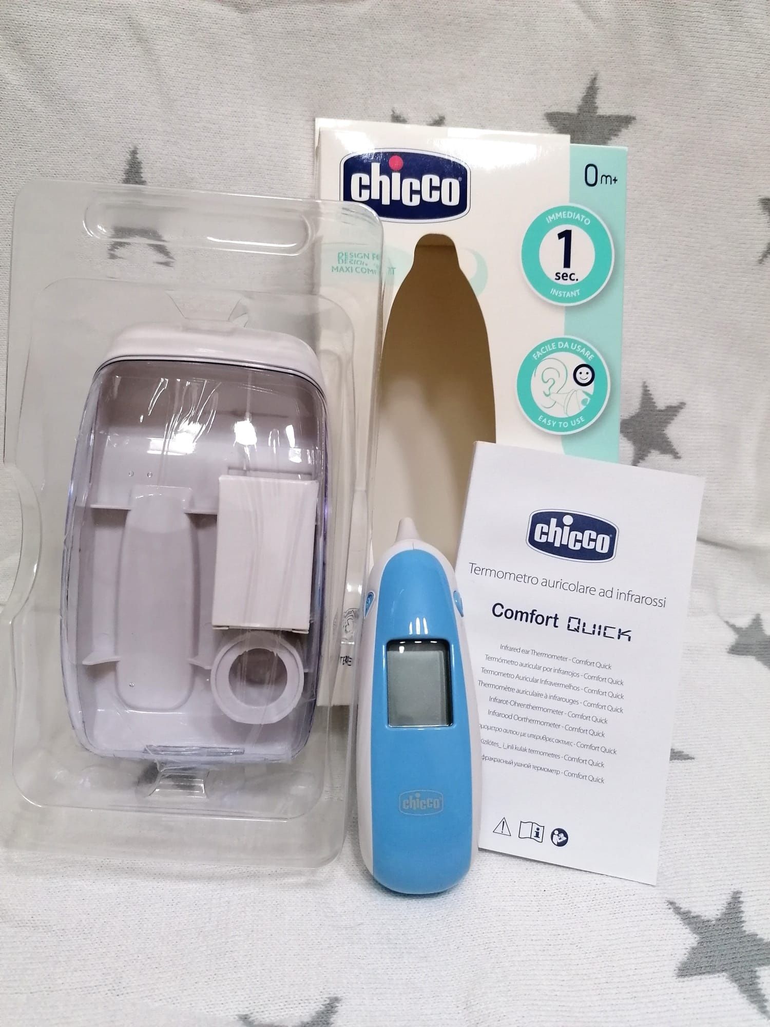 Termómetro Auricular Infravermelhos Comfort Quick da CHICCO. 

Deteta