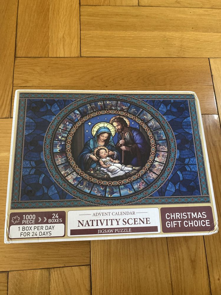Puzzle adwentowe 24 okienka