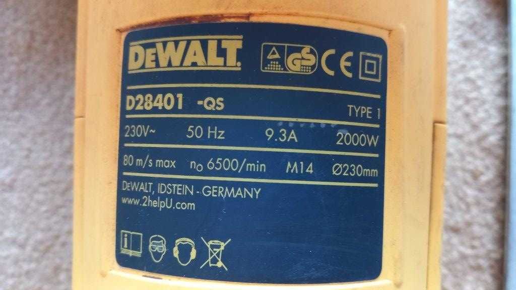 Rebarbadora DeWalt D28401-QS (230 mm)