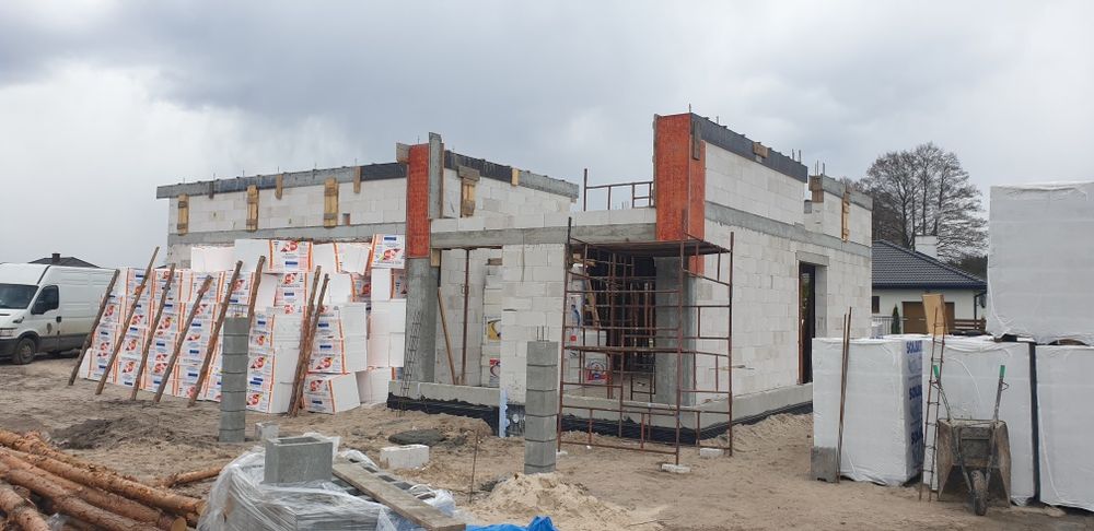 Usługi budowlane  Budowy domów , hal itp.