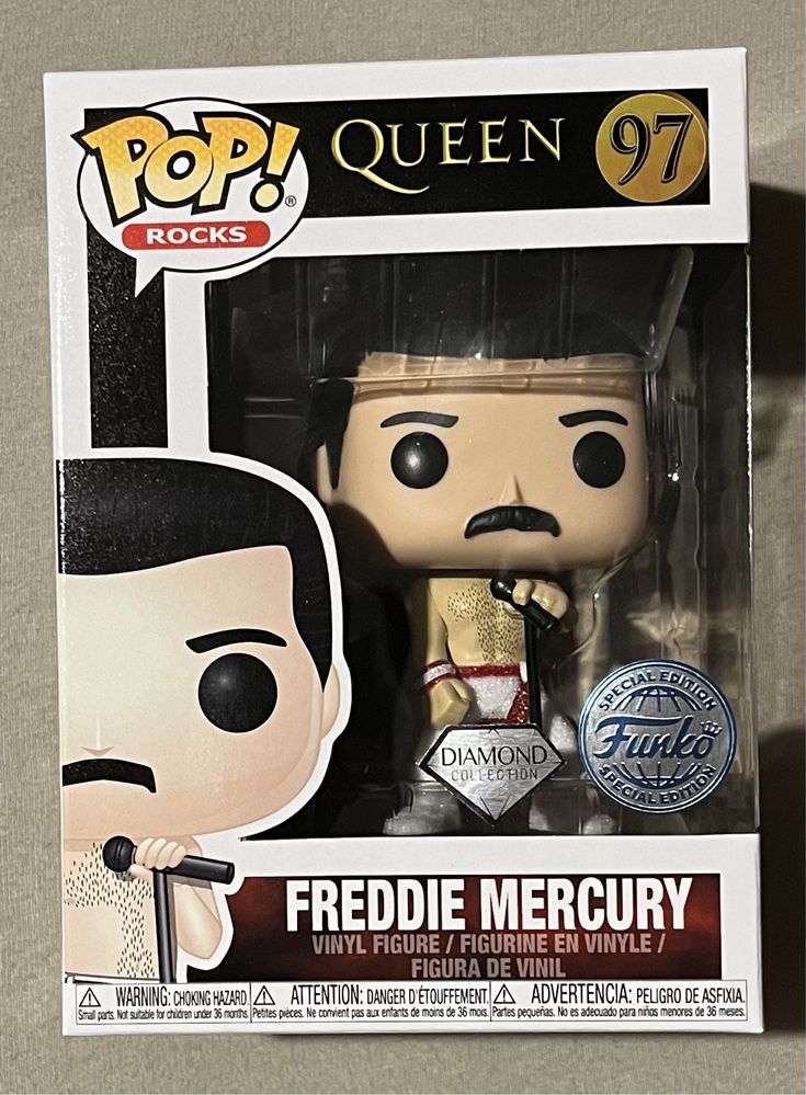 Freddy Mercury Diamond Queen 97 Funko POP