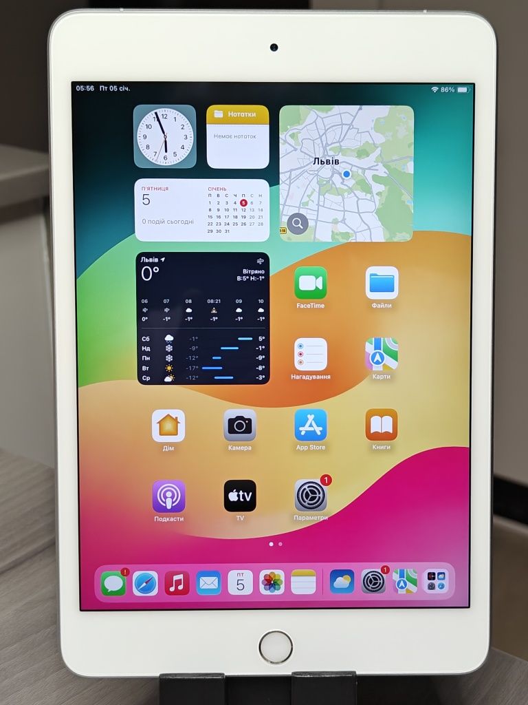 Планшет APPLE iPad mini 5 Wi-Fi + 4G 64GB Silver (MUX62)