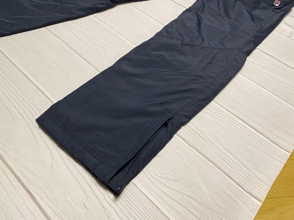 Новые утепленные штаны брюки Fila Heritage Men синие Размер М