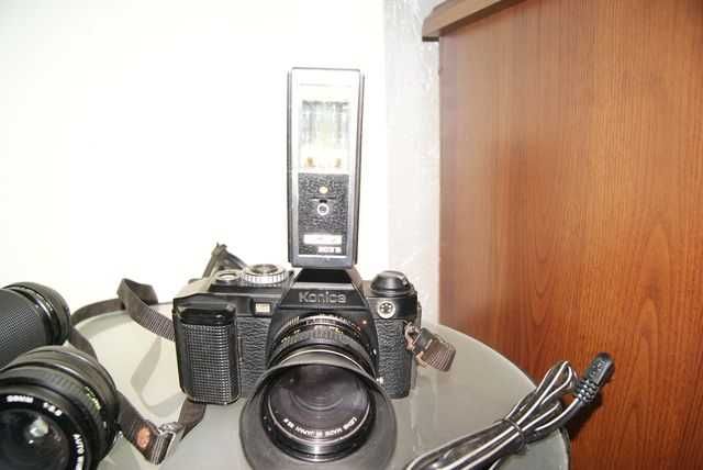 Aparat Konica FS-1 +obiektywy