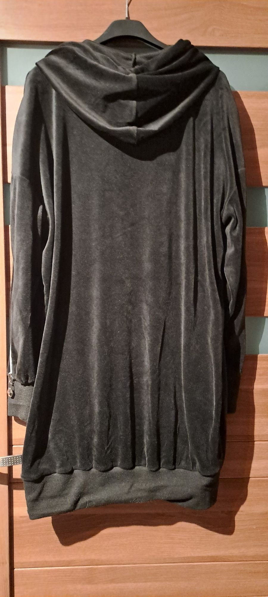 Bluza welurowa dluga Plain