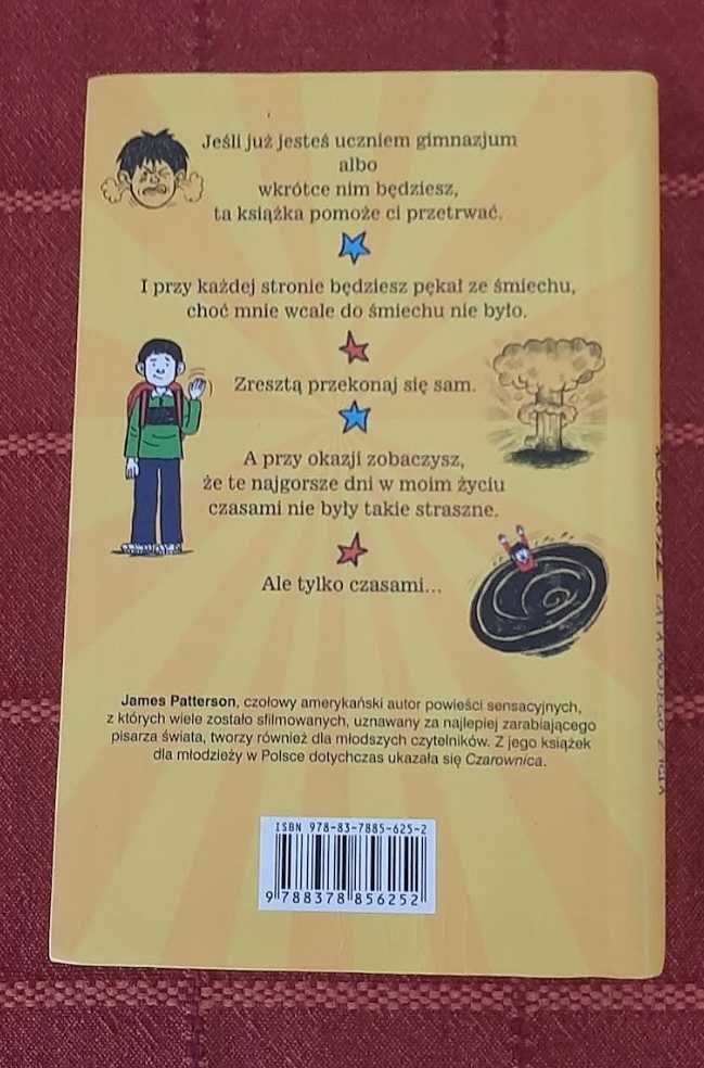 Książka Gimnazjum najgorsze lata mojego życia, dla młodzieży
