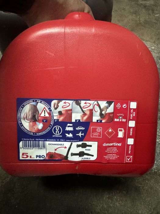 Jerrycan de 5 e 10 Lt