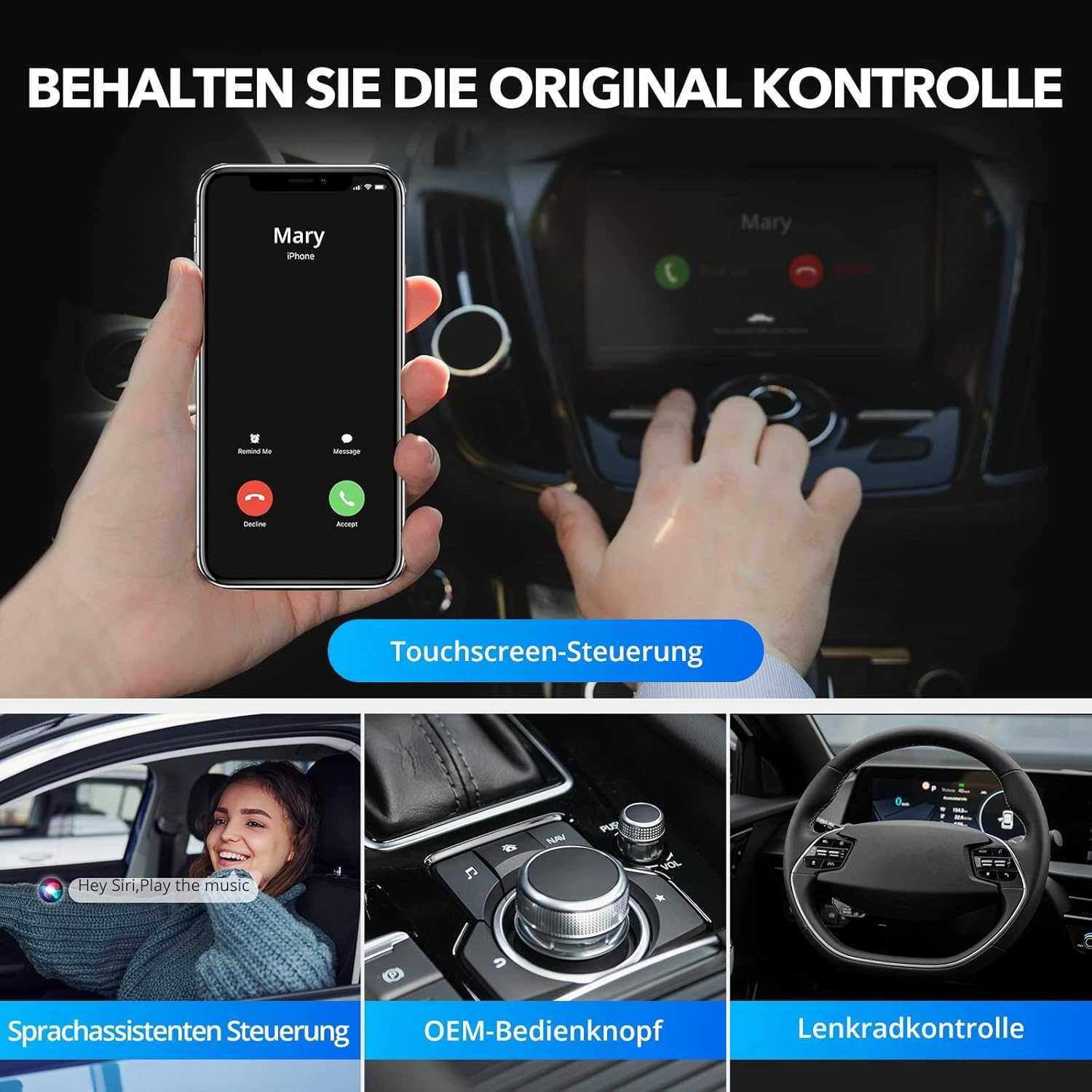 Adapter CarPlay, ulepszony w 2024 r. adapter Apple CarPlay Dongle